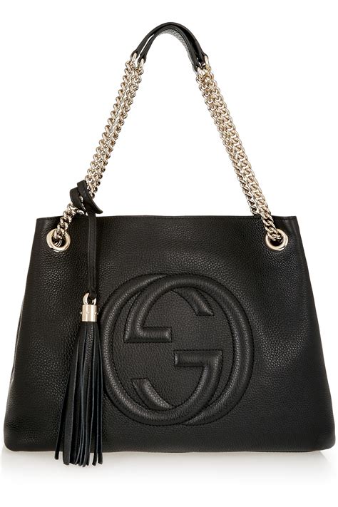 gucci black bet bag cheap|vintage black gucci shoulder bag.